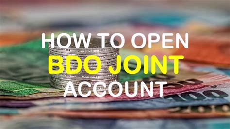 bdo joint account online application.